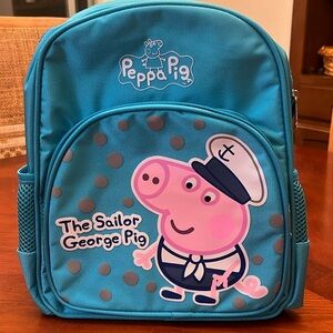 NWT Strong durable Peppa pig backpack